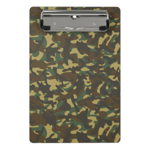 Forest Camouflage Mini Klemmbrett
