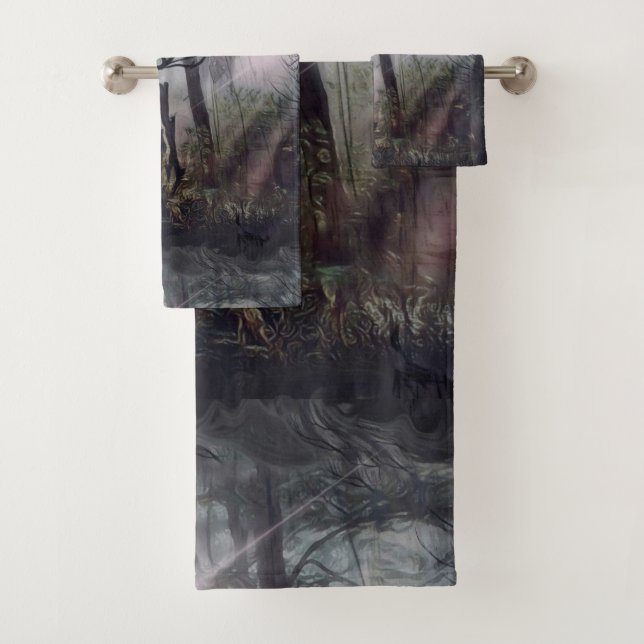 Forest Creeper scary Badhandtuch Set (Insitu)