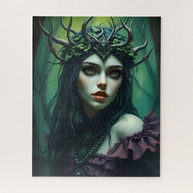 Forest Dryad Queen - Mystical Nature Fantasy (Vertikal)
