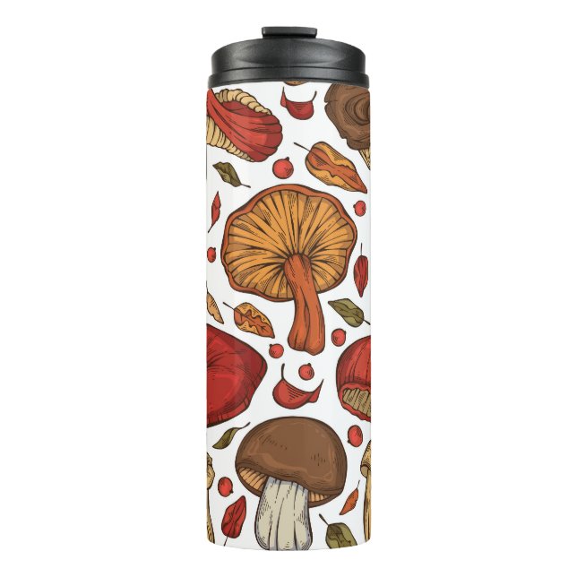 Forest Edibles: Vintage Wildsammlung. Thermosbecher (Vorderseite)