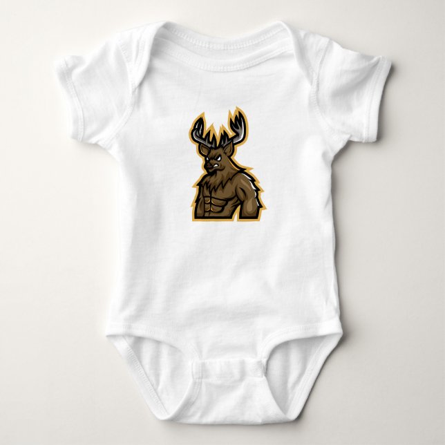 Forest Esport Mascot Baby Strampler (Vorderseite)