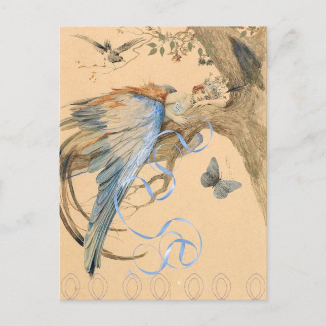 Forest Fairy Postkarte (Vorderseite)