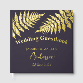 Forest Ferns Outdoor Wedding Gästebuch