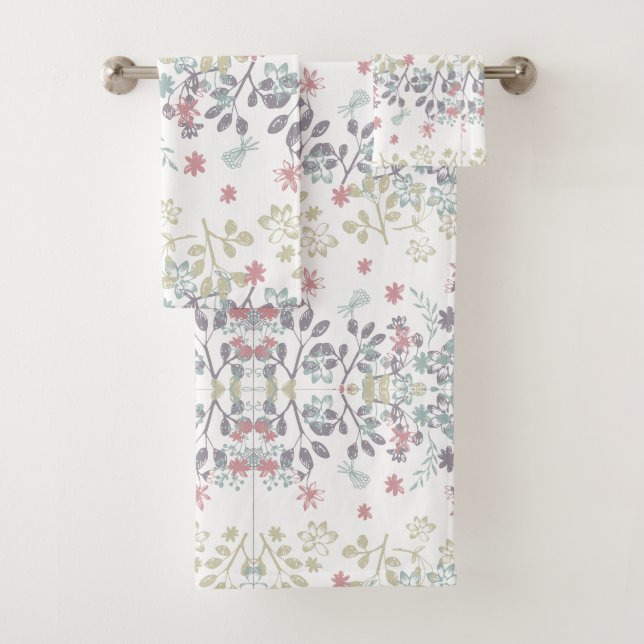 Forest Floral Bath Handtuch Set (Insitu)