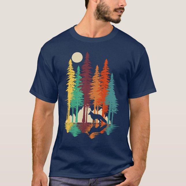Forest fox T-Shirt (Vorderseite)