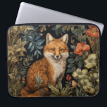Forest Fox William Morris Cottagecore Floral Laptopschutzhülle<br><div class="desc">Dieser exquisite Laptop-Sleeve besticht durch ein faszinierendes Design, das inmitten eines üppigen Waldes einen whimsikischen Fuchs zum Leben erweckt. Umgeben von faszinierenden botanischen Blätter und zarten Jugendstil-Stilfloralen. Es ist ein nachdenkliches Geschenk für Naturliebhaber, Kunstliebhaber oder für jeden, der die Harmonie des Waldes und den faszinierenden Reiz von William Morris schätzt....</div>