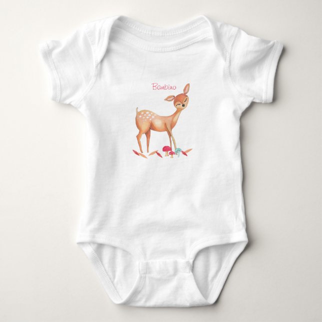 Forest Friends Baby Bodysuit Baby Strampler (Vorderseite)