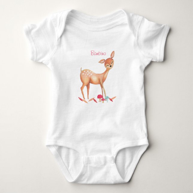 Forest Friends Baby Bodysuit Strampler (Vorderseite)