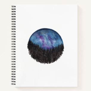 Forest Galaxy-Notebook Notizbuch