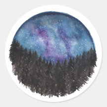 Forest Galaxy Stickers