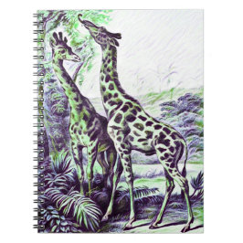 Forest Giraffe Notizblock