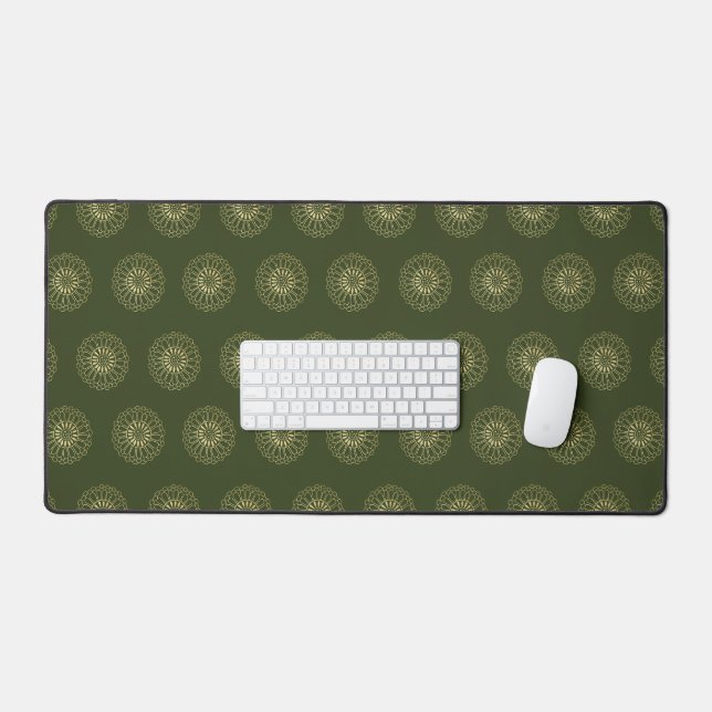 Forest | Golden Zinnia Flower Medallions (Clavier et souris)