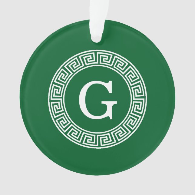 Forest Gr Welch griechischer Schlüsselrahmen erste Ornament (Vorderseite)