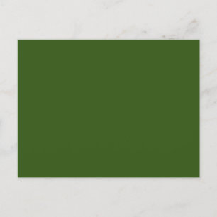 Forest Green #325513, Cactus Ankündigungspostkarte
