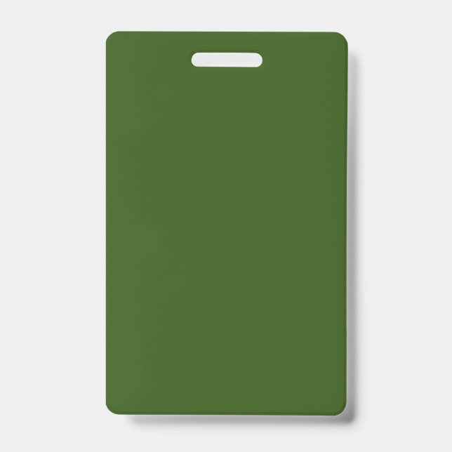 Forest Green #325513, Cactus Ausweis (Vorderseite)