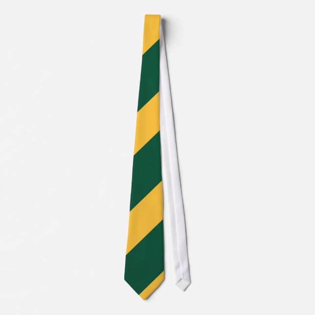 Forest Green and Gold Krawatte (Vorderseite)