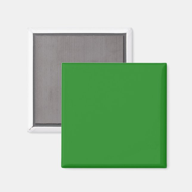 Forest Green Custom Magnet (Vorderseite/Rückseite)