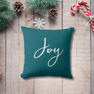 Forest Green Joy Pillow Kissen