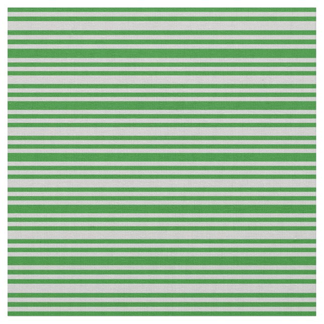 Forest Green & Light Graue Linde Muster Stoff (Nahaufnahme)