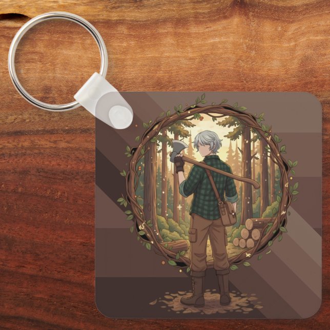 Forest Guardian Anime Schlüsselanhänger (Vorderseite)