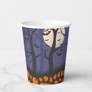 Forest Halloween Pappbecher