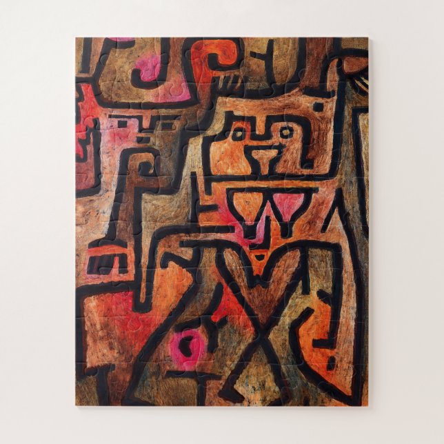 Forest Hexe, Paul Klee Abstrakte Kunst (Vertikal)