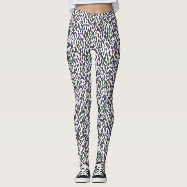 Forest Hill Paint Smudge auf den weißen Leggings (Vorderseite)