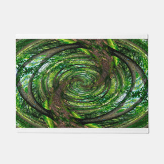 "FOREST (hinunter das Kaninchenloch)" 24" x 36" Do Fußmatte