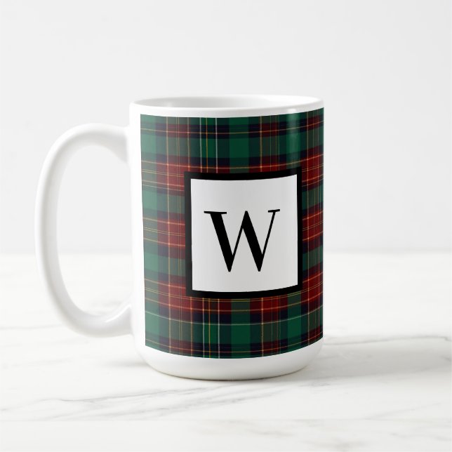 Forest Hunter Tartan Kaffeetasse (Links)