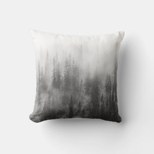 Forest in Fog Kissen