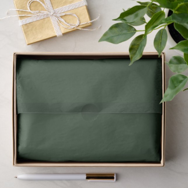 Forest Jungle Green Pop Of Color Seidenpapier (Geschenk)