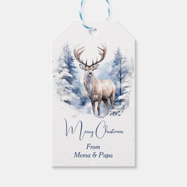 Forest King Holiday Geschenkanhänger (Vorderseite)