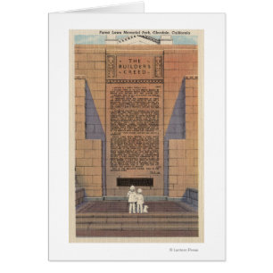 Forest Lawn Memorial Park, Creed de Builder