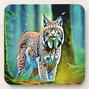 Forest Lynx Blize Design Getränkeuntersetzer