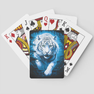 Forest Mystic Wild White Tiger Spielkarten