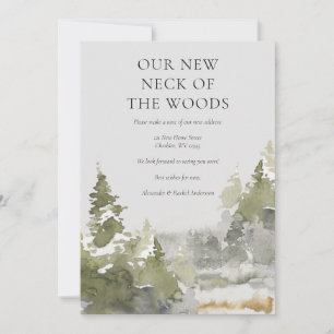 Forest New Neck of the Woods Change of Address Ann Ankündigung