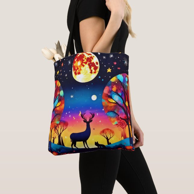 Forest Night Glow Tasche (Von Nahem)