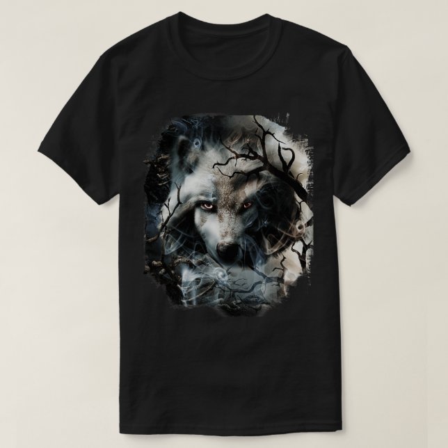 Forest Noir Wolf T-Shirt (Design vorne)