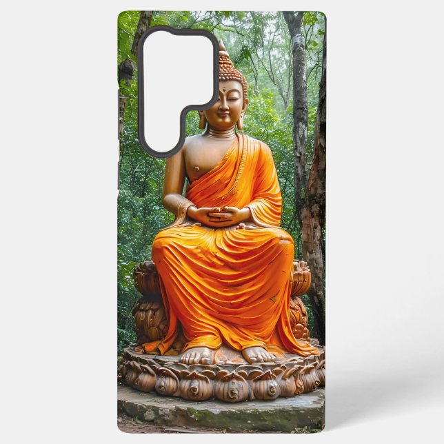 Forest of Calm: The Buddha's Sanctuary Samsung Galaxy Hülle (Rückseite)