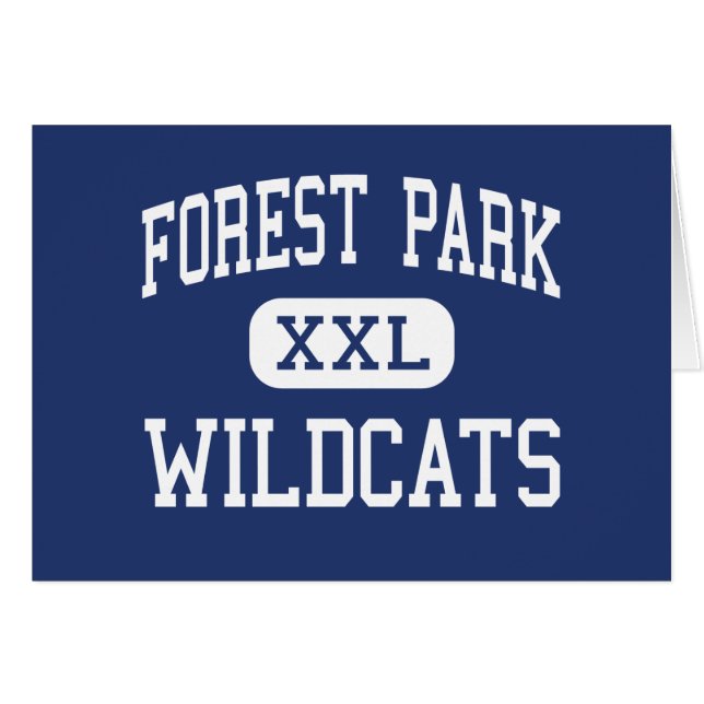 Forest Park Wildkatzen-Mitte Franklin (Vorderseite (Horizontal))