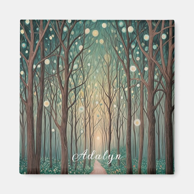 Forest Phantoms: Schwimmlicht im Nachtwald Magnet (Vorne)