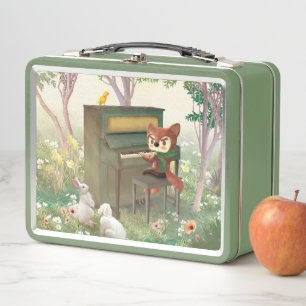 Forest Piano Konzert Metall Brotdose