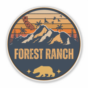 Forest Ranch, Kalifornien Aufkleber