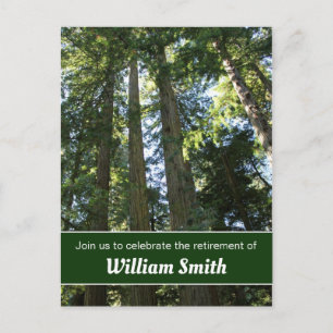 Forest Retirement Open House Postkarte