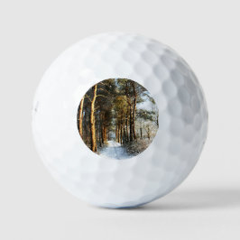 Forest Snow Scene be6 gbcna Golfball