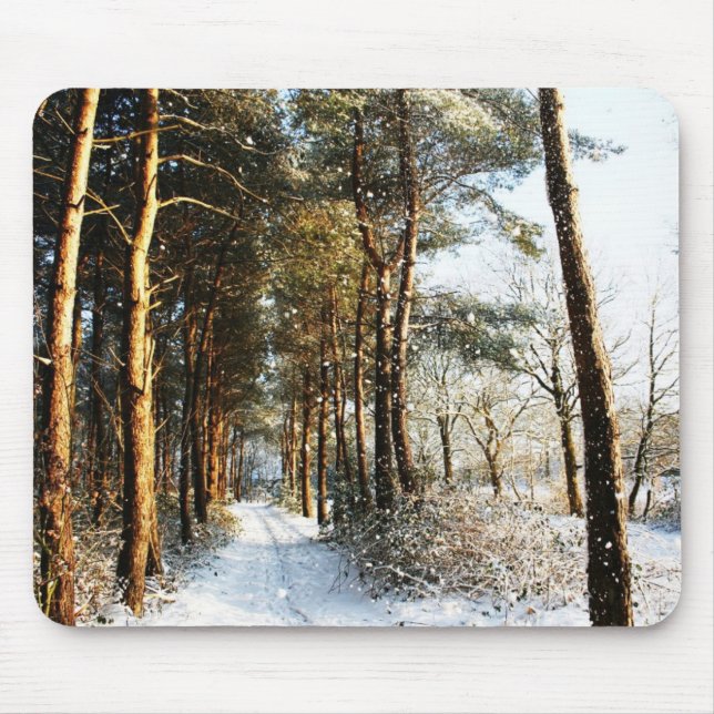 Forest Snow Scene mpcnm Mousepad (Vorne)
