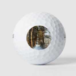 Forest Snow Scene wu gbcnm Golfball