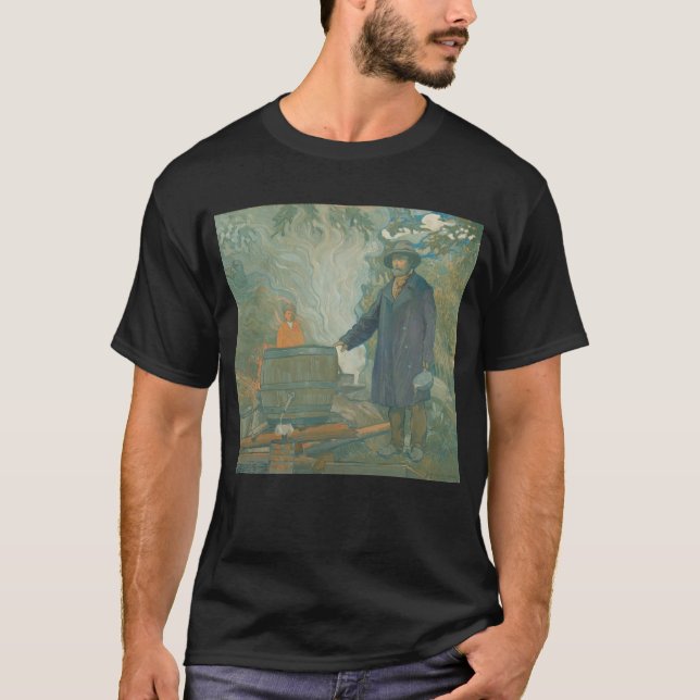 Forest Still Moonshiners White Lightning Liquor T-Shirt (Vorderseite)