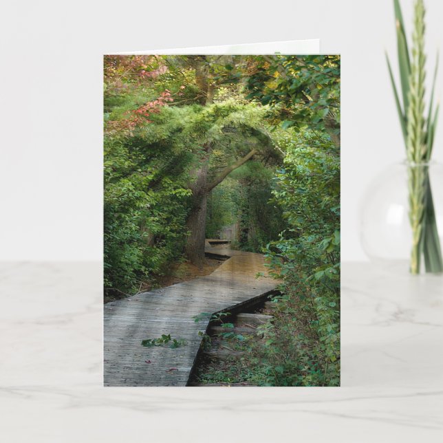 Forest Sunams for Sympathy Card Karte (Vorderseite)