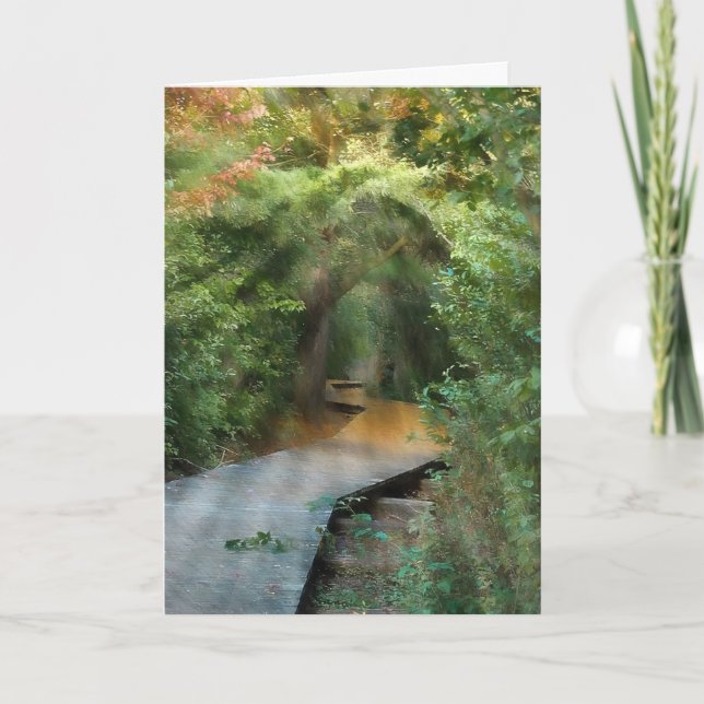 Forest Sunams for Sympathy Card Karte (Vorderseite)